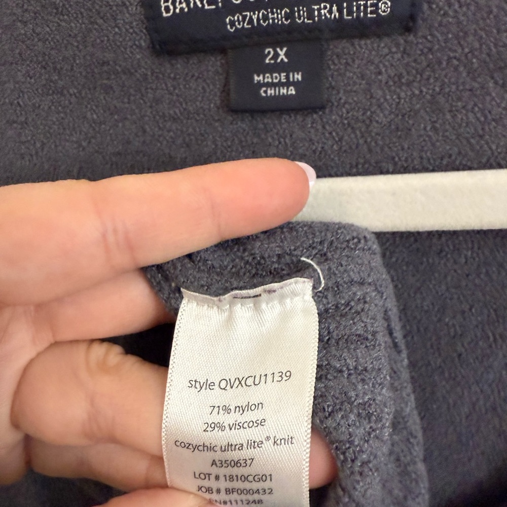 Barefoot Dreams CozyChic Ultra Lite Ribbed Maxi Navy
Dress Plus size 2X - Picture 6 of 7